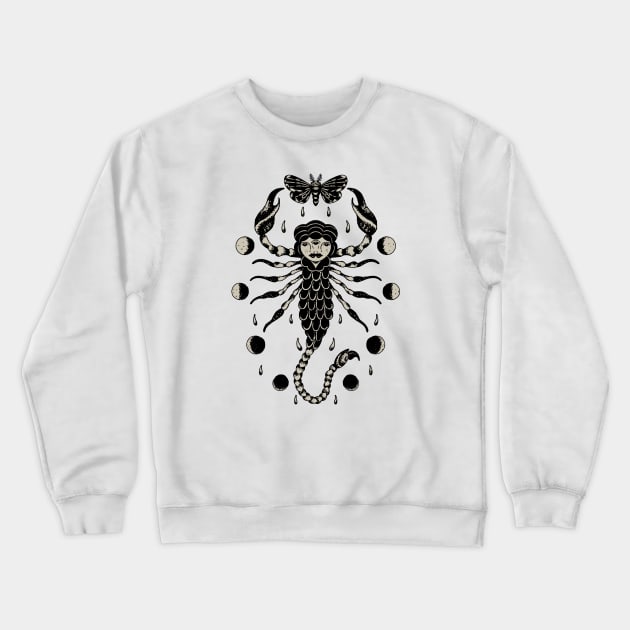 Scorpion Queen Crewneck Sweatshirt by Hard Candy